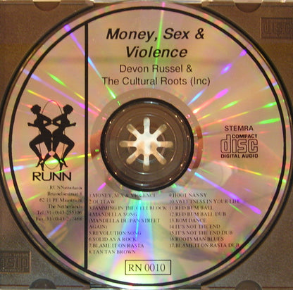 Devon Russell & Cultural Roots : Money, Sex & Violence (CD, Album)