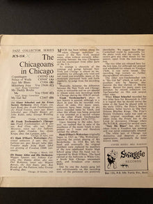 Frank Teschemacher : The Chicagoans in Chicago (7", EP)