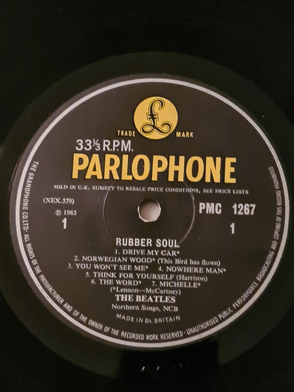 The Beatles : Rubber Soul (LP, Album, Mono, RP, 2nd)