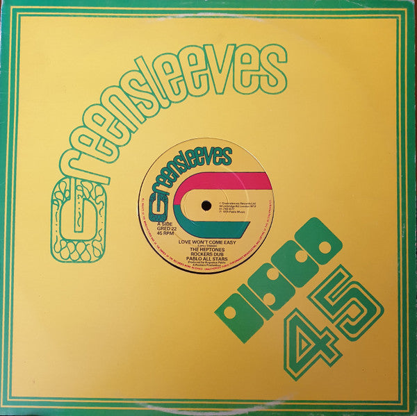 The Heptones / Pablo All Stars / Jacob Miller / Rockers All Stars : Love Won't Come Easy / Rockers Dub / Keep On Knocking / Original Rockers (12")