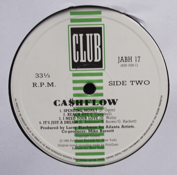 Ca$hflow : Ca$hflow (LP, Album)