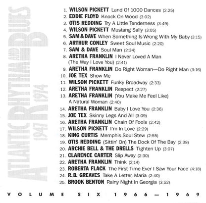 Various : Atlantic Rhythm & Blues 1947-1974, Volume 6 1966-1969 (CD, Comp)