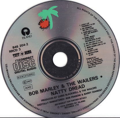 Bob Marley & The Wailers : Natty Dread (CD, Album, RE, RM)