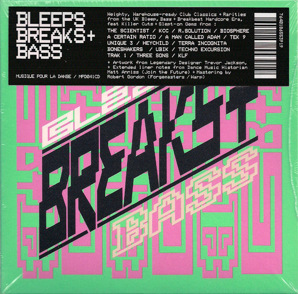 Various : Bleeps, Breaks + Bass (CD, Comp)