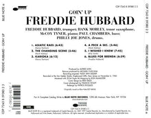 Freddie Hubbard : Goin' Up (CD, Album, Ltd, RE, RM)