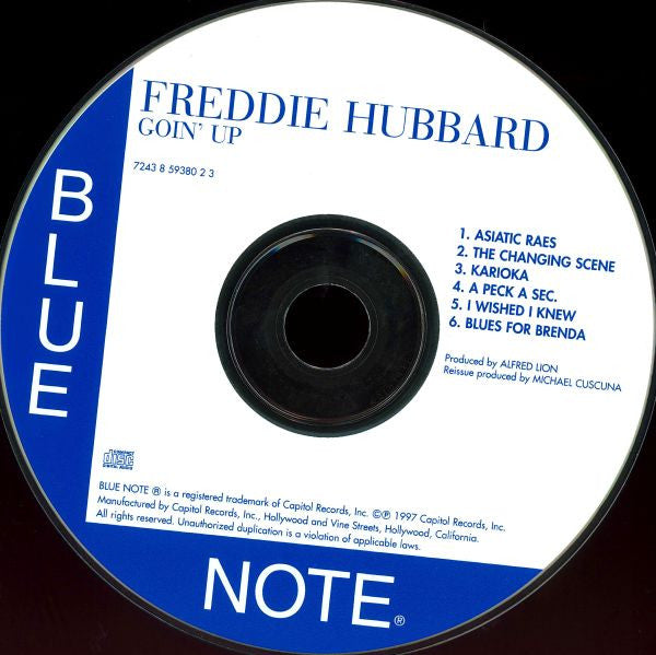 Freddie Hubbard : Goin' Up (CD, Album, Ltd, RE, RM)