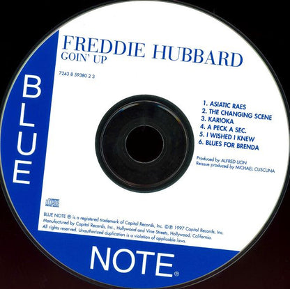 Freddie Hubbard : Goin' Up (CD, Album, Ltd, RE, RM)