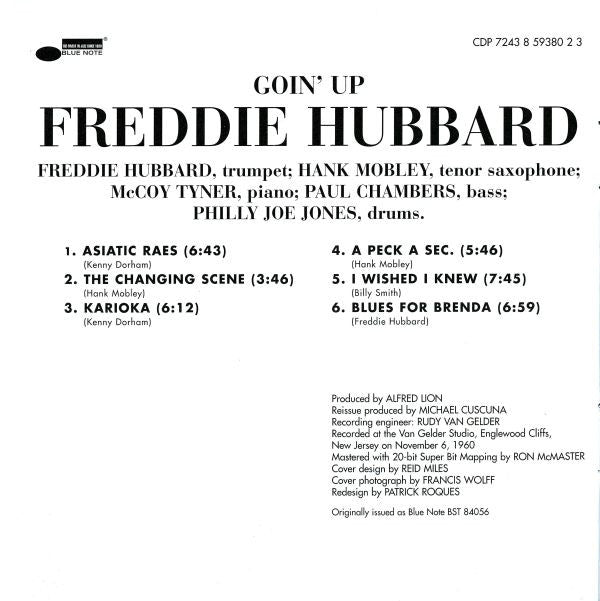 Freddie Hubbard : Goin' Up (CD, Album, Ltd, RE, RM)