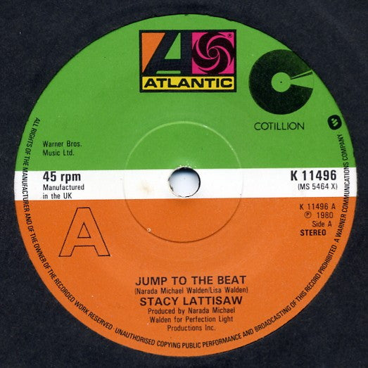 Stacy Lattisaw : Jump To The Beat (7", Single)