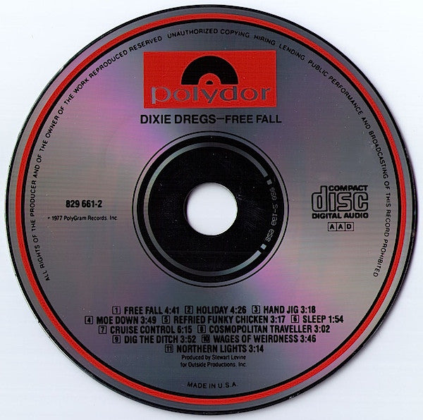 Dixie Dregs : Free Fall (CD, Album, RE)