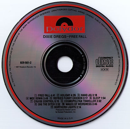 Dixie Dregs : Free Fall (CD, Album, RE)