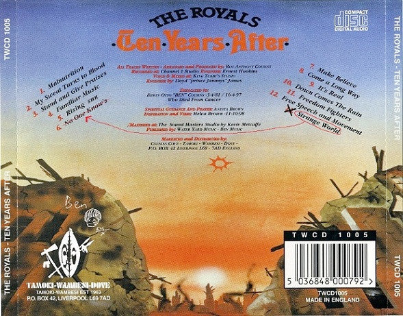 The Royals : Ten Years After (CD, Album, RE)