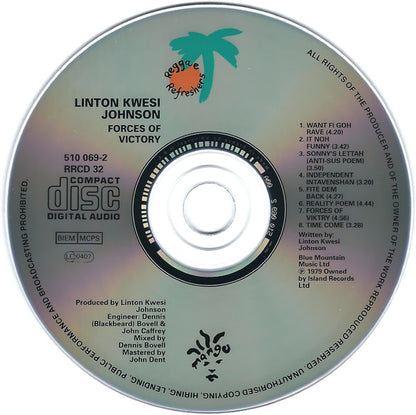 Linton Kwesi Johnson : Forces Of Victory (CD, Album, RE)