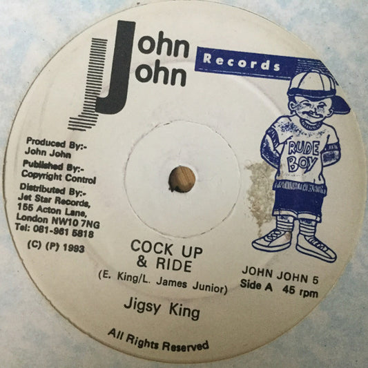 Jigsy King / Louie Culture : Cock Up And Ride / Nuff Things A Gwan (12")