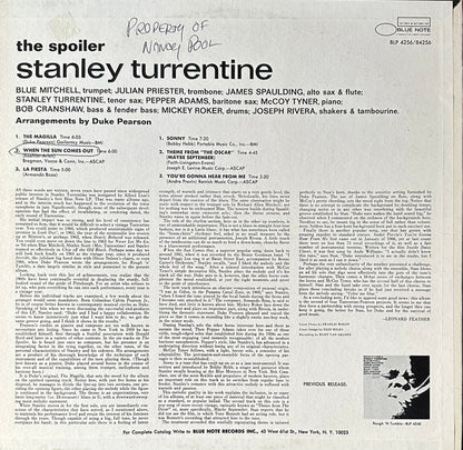 Stanley Turrentine : The Spoiler (LP, Album, Mono)