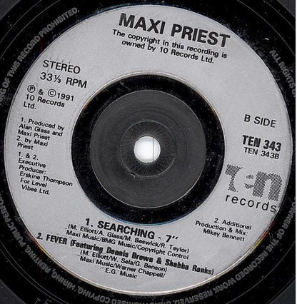 Maxi Priest : The Maxi Priest E.P (7", EP)