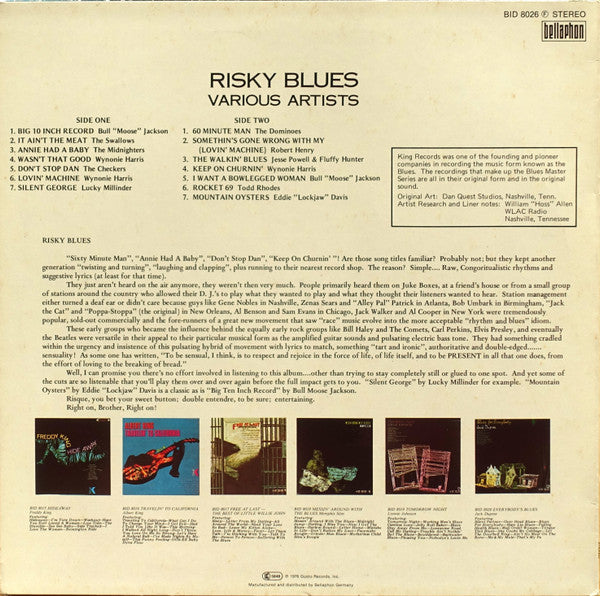 Various : Risky Blues (LP, Comp)