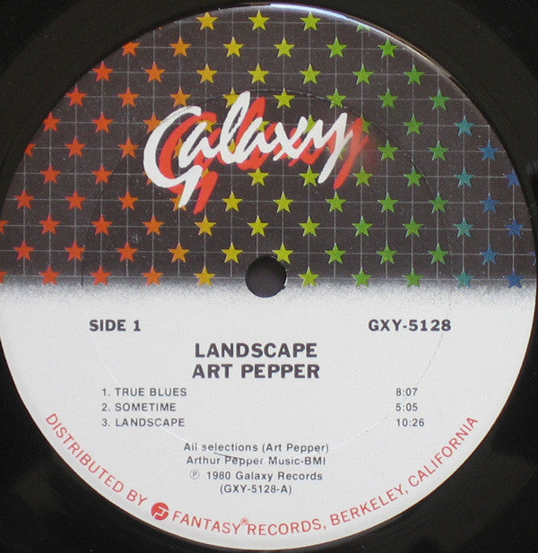 Art Pepper : Landscape (LP, Album)