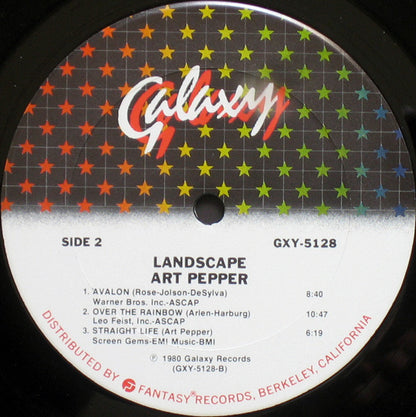 Art Pepper : Landscape (LP, Album)