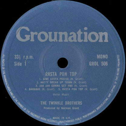 Twinkle Brothers : Rasta Pon Top (LP, Album, Mono)