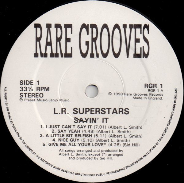 Superstars (3) : Sayin' It (LP, Album)
