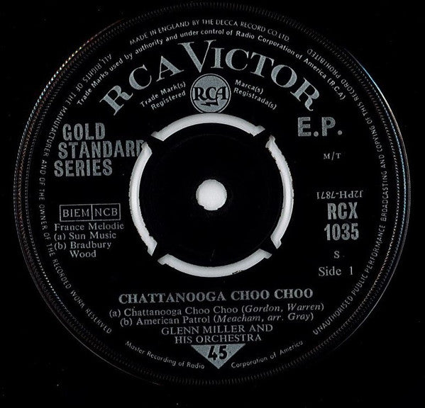 Glenn Miller : Chattanooga Choo Choo (7", EP, 4 P)