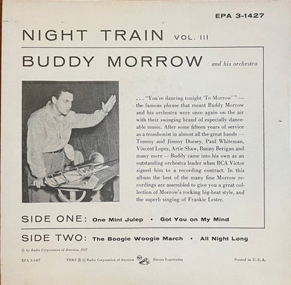 Buddy Morrow And His Orchestra : Night Train Vol. III (7", EP)