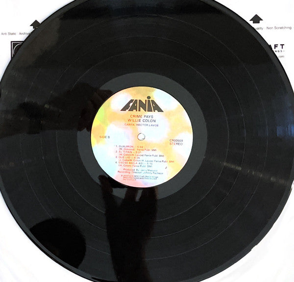 Willie Colon* Canta Hector Lavoe : Crime Pays (LP, Comp, RE, Gat)