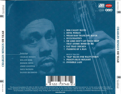 Charles Mingus : Oh Yeah (CD, Album, RE, RM)