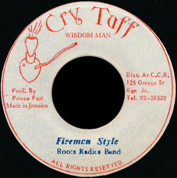 Reggae George : Stop Push The Fire (7")