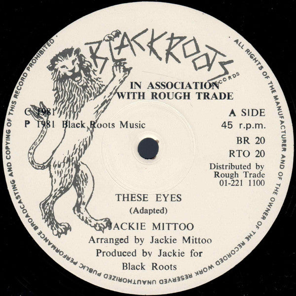 Jackie Mittoo : These Eyes (12")