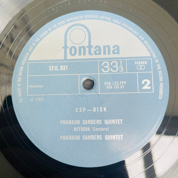 Pharoah Sanders Quintet : Pharaoh Sanders Quintet (LP, Album)