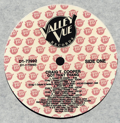 Craig T. Cooper : Got-That-Thang (LP, Album)