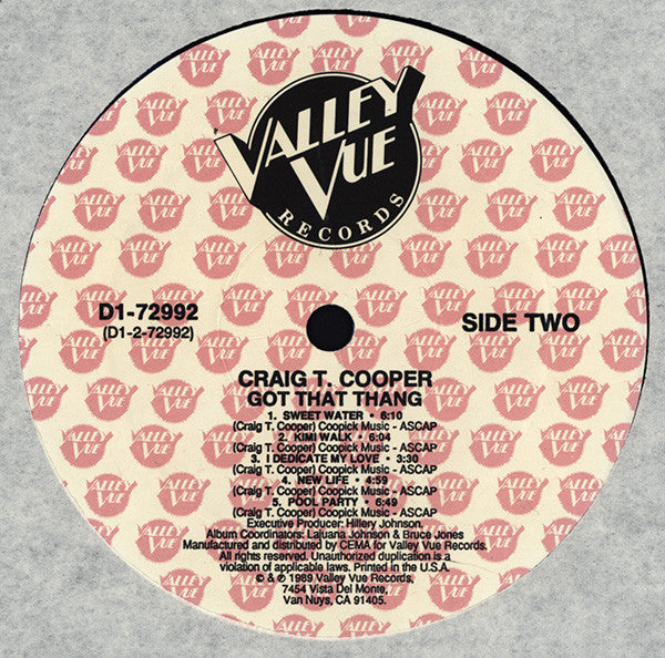 Craig T. Cooper : Got-That-Thang (LP, Album)