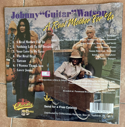 Johnny Guitar Watson : A Real Mother For Ya (LP, RE)