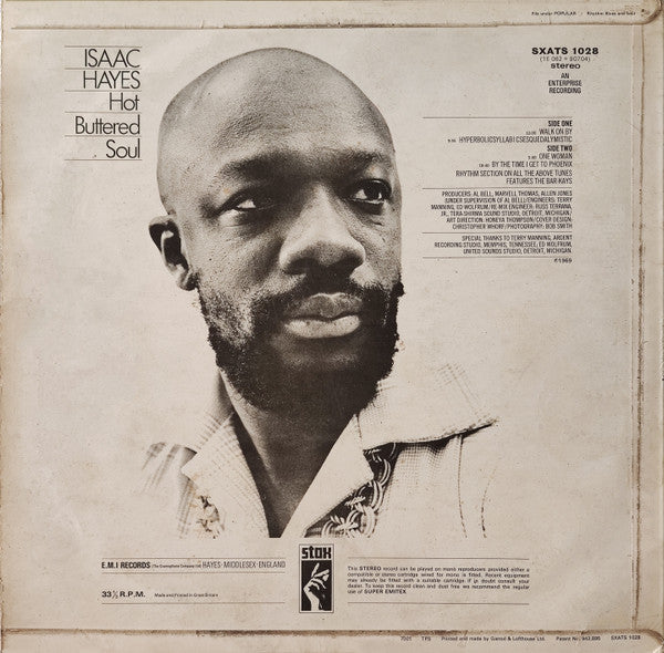 Isaac Hayes : Hot Buttered Soul (LP, Album)