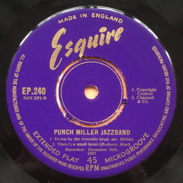Punch Miller Jazzband : Punch Miller Jazzband (7", EP)