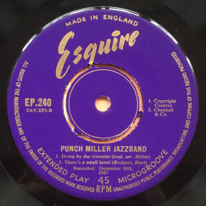 Punch Miller Jazzband : Punch Miller Jazzband (7", EP)