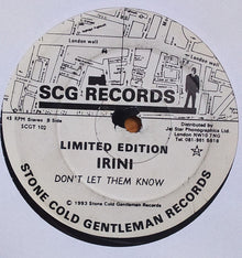 Irini : Don't Let Them Know (12", Ltd)