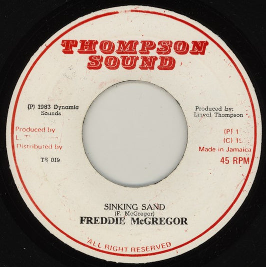 Freddie McGregor : Sinking Sand / Make You Mine (7")