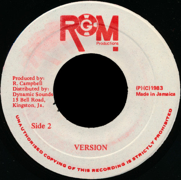 Sugar Minott : Now We Know (7")