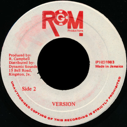 Sugar Minott : Now We Know (7")