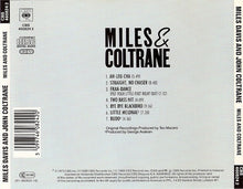 Miles Davis And John Coltrane : Miles & Coltrane (CD, Comp, Mono, RM)