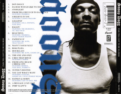 Snoop Dogg : Paid Tha Cost To Be Da Bo$$ (CD, Album)