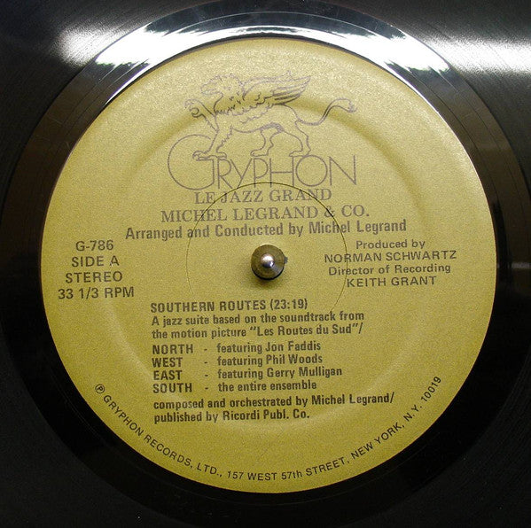 Michel Legrand & Co. : Le Jazz Grand (LP, Album, Gat)