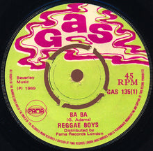 The Reggae Boys / Glen Adams : Ba Ba / Power Cut (7", Single)