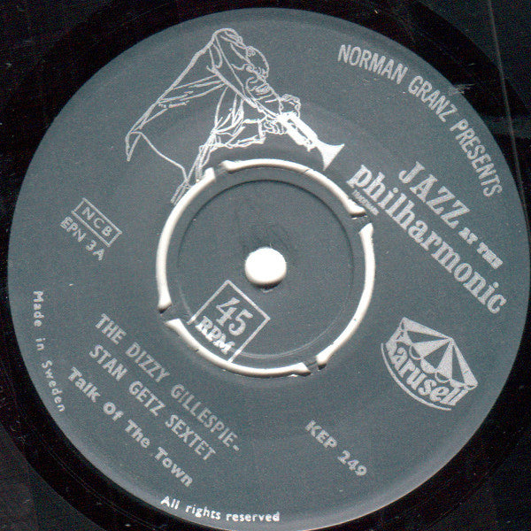 Dizzy Gillespie - Stan Getz Sextet : Talk Of The Town / It Don't Mean A Thing (7", EP)