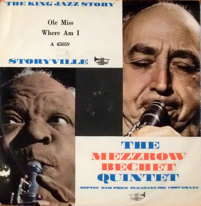 The Mezzrow-Bechet Quintet : Ole Miss / Where Am I (7", Single)