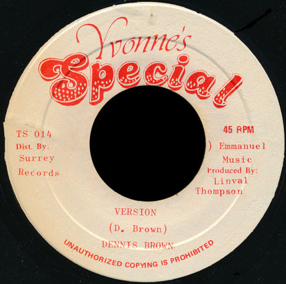 Dennis Brown : My Love (7")