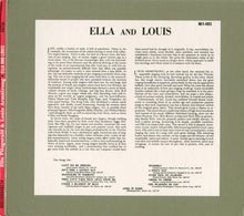Ella Fitzgerald And Louis Armstrong : Ella And Louis (CD, Album, RE, RM, Dig)